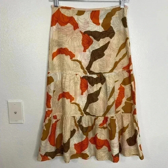 Theory Multicolor Floral Lightweight Skirt - Picture 2 of 6